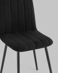 Стул Еасй велюр Черный / Easy